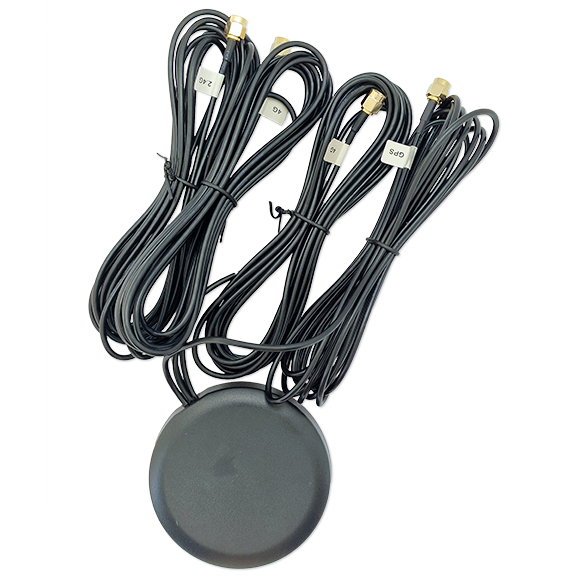 4-in-1 Antenna Kit: 2x LTE, GPS, WiFi