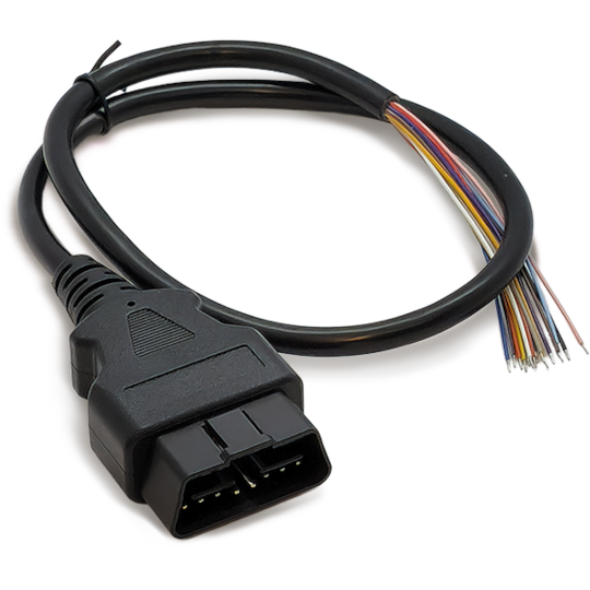 Male CAN Bus cable w. open wires