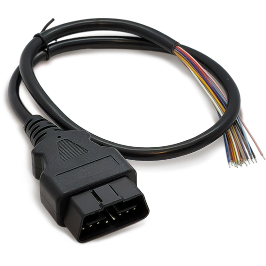 Male CAN Bus cable w. open wires