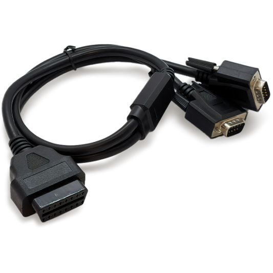 OBD-II to dual DB9